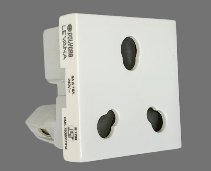 Polycab Socket 15A SLV0200501  White